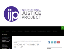 Tablet Screenshot of internationaljusticeproject.com